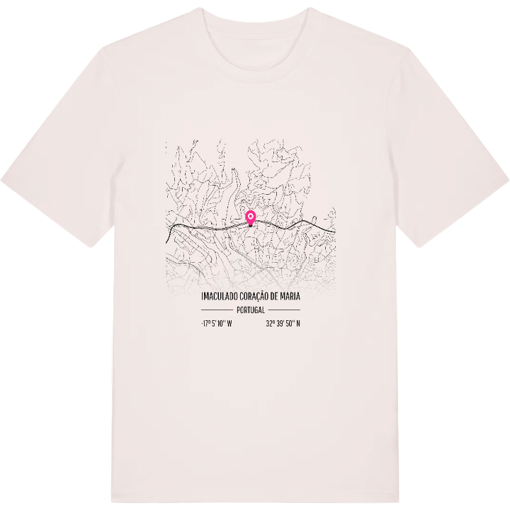 Imaculado Coração de Maria map t-shirt – t-shirt from PinShirt