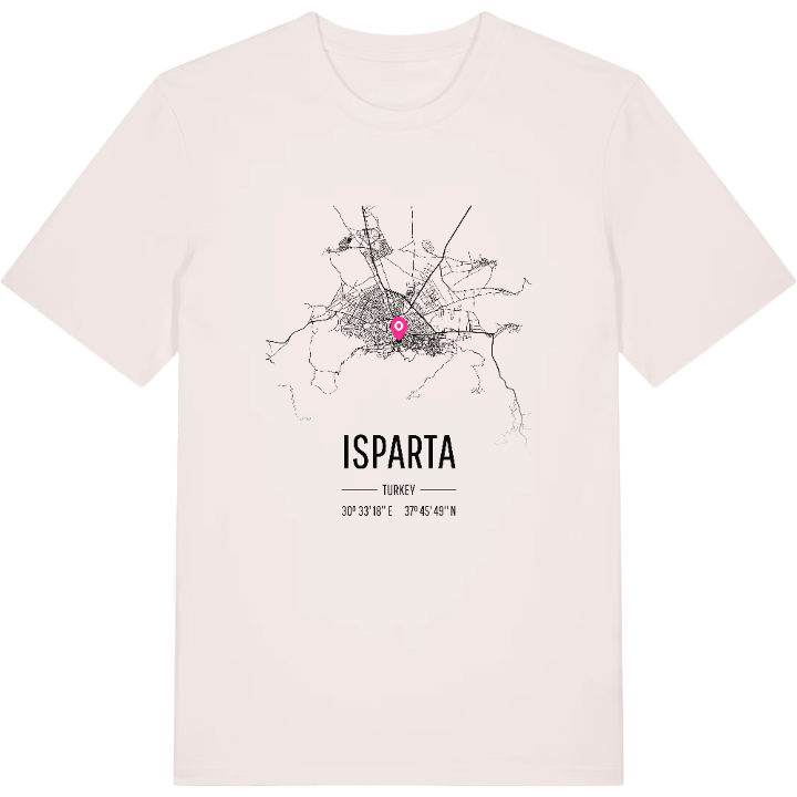 Isparta map t-shirt – t-shirt from PinShirt