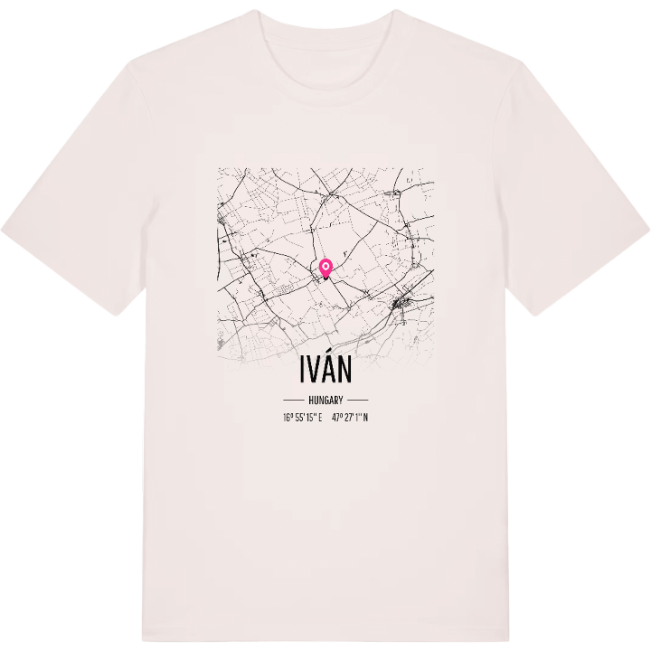 Iván map t-shirt – t-shirt from PinShirt