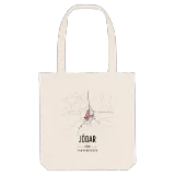 Jódar map tote bag