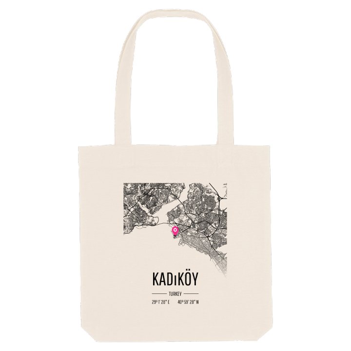Kadıköy map tote bag – tote bag from PinShirt