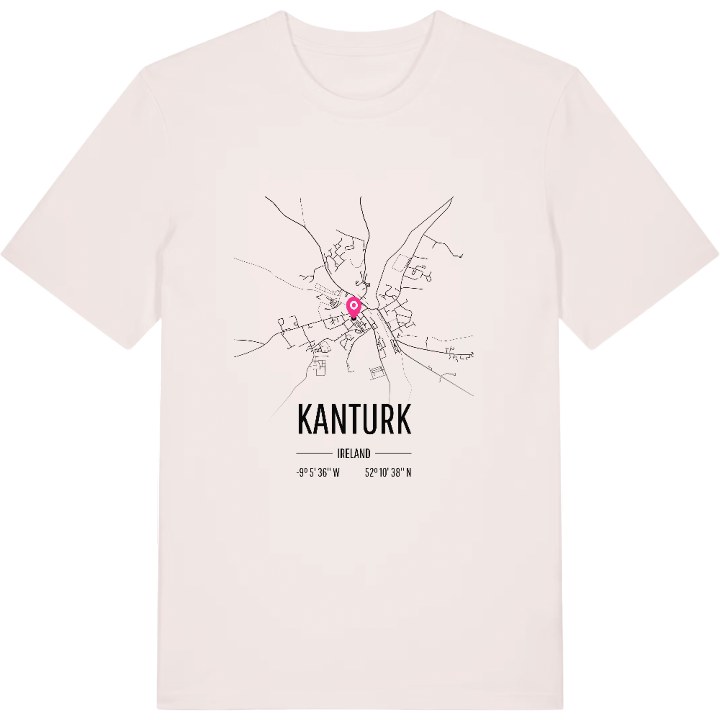 Kanturk map t-shirt – t-shirt from PinShirt