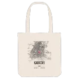 Karatay map tote bag