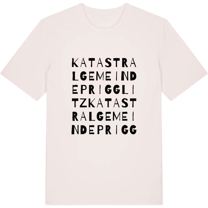 Katastralgemeinde Prigglitz wordplay t-shirt – t-shirt from PinShirt
