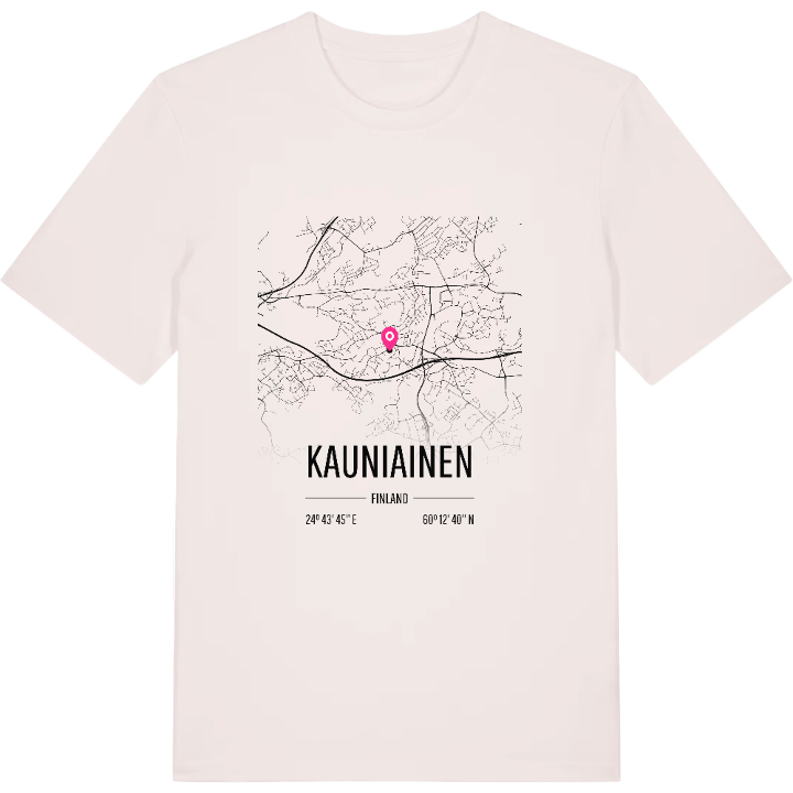 Kauniainen map t-shirt – t-shirt from PinShirt