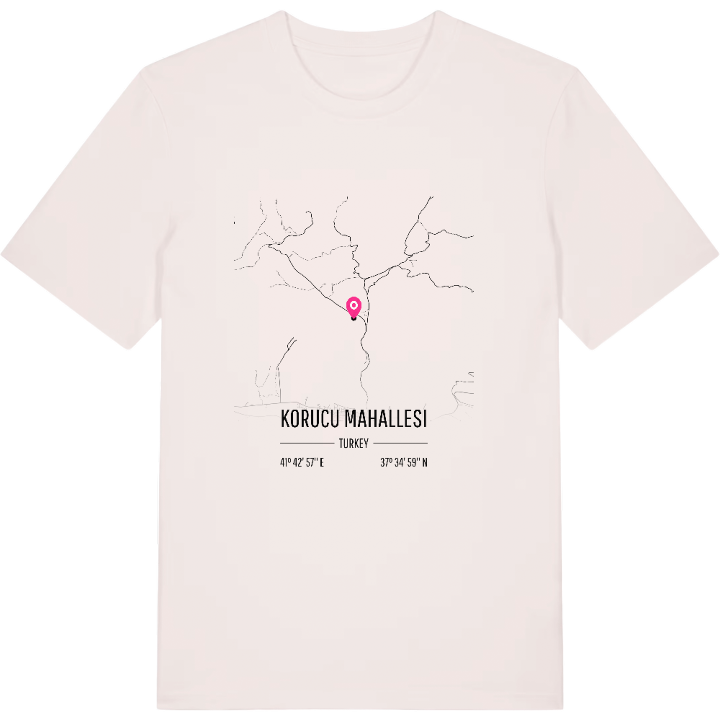 Korucu Mahallesi map t-shirt – t-shirt from PinShirt