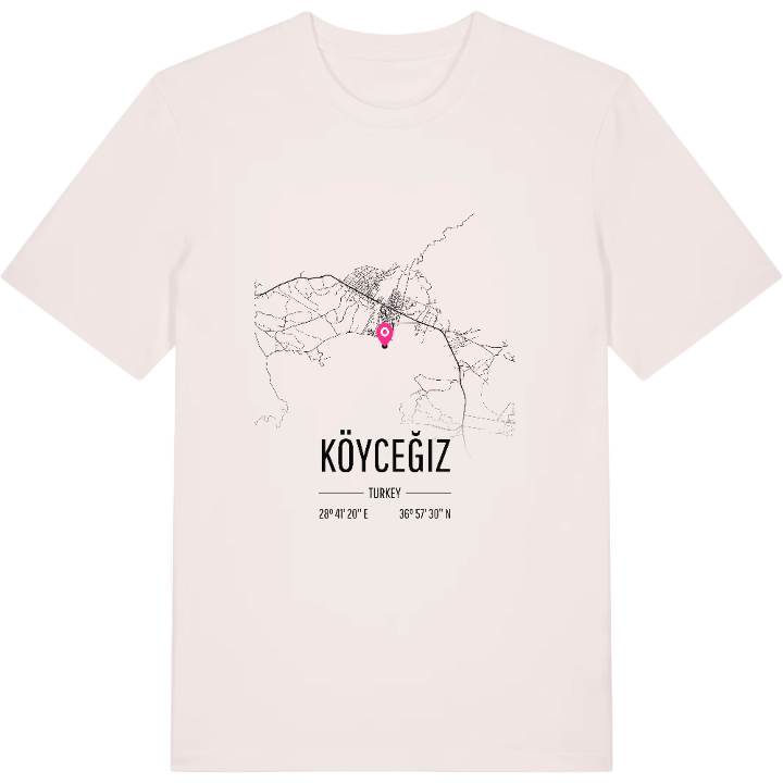 Köyceğiz map t-shirt – t-shirt from PinShirt