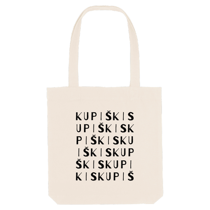 Kupiškis wordplay tote bag – tote bag from PinShirt
