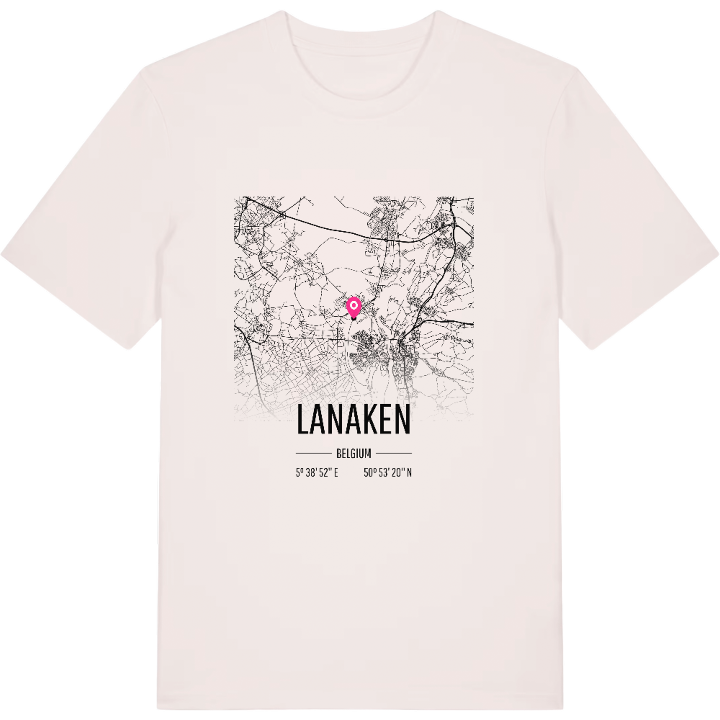 Lanaken map t-shirt – t-shirt from PinShirt