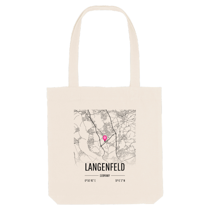 Langenfeld map tote bag – tote bag from PinShirt
