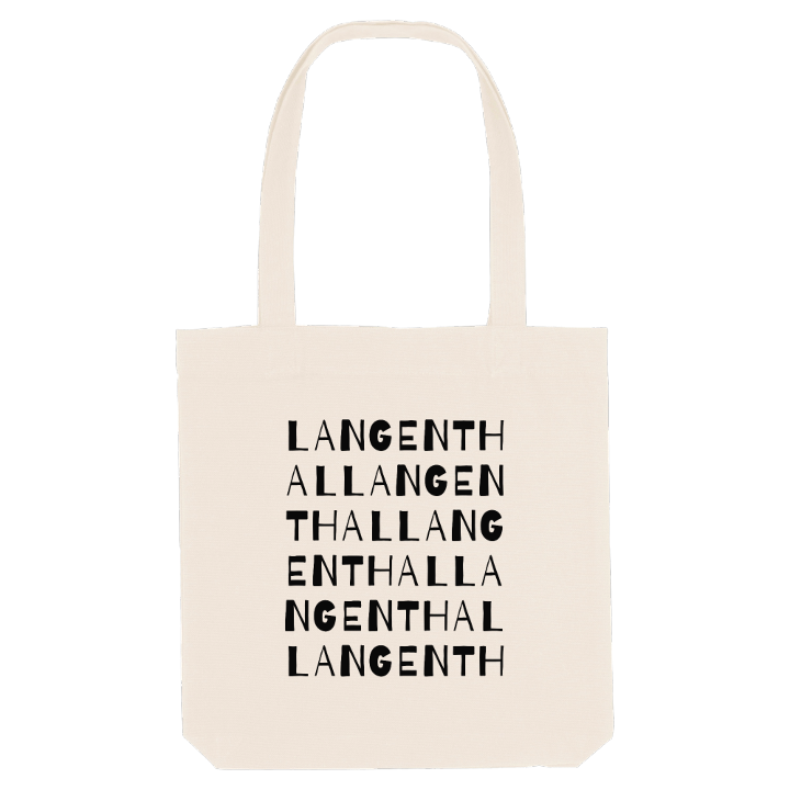 Langenthal wordplay tote bag – tote bag from PinShirt
