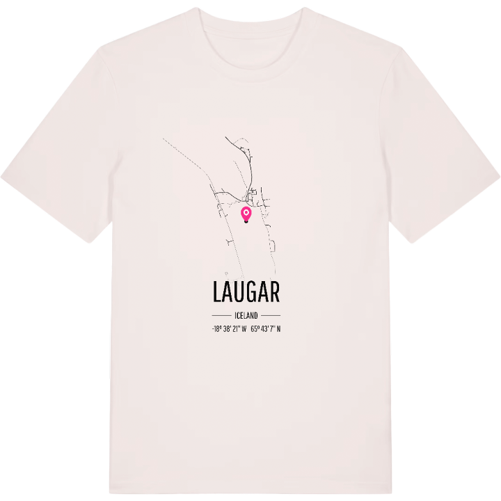 Laugar map t-shirt – t-shirt from PinShirt