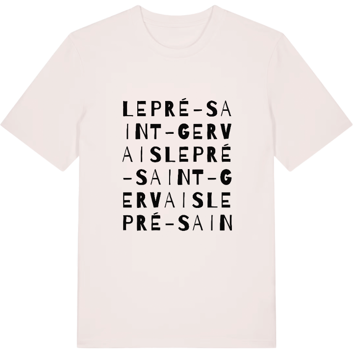 Le Pré-Saint-Gervais wordplay t-shirt – t-shirt from PinShirt