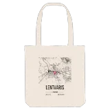 Lentvaris map tote bag