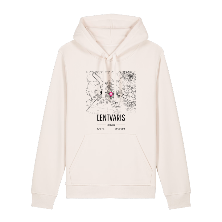 Lentvaris map hoodie – hoodie from PinShirt