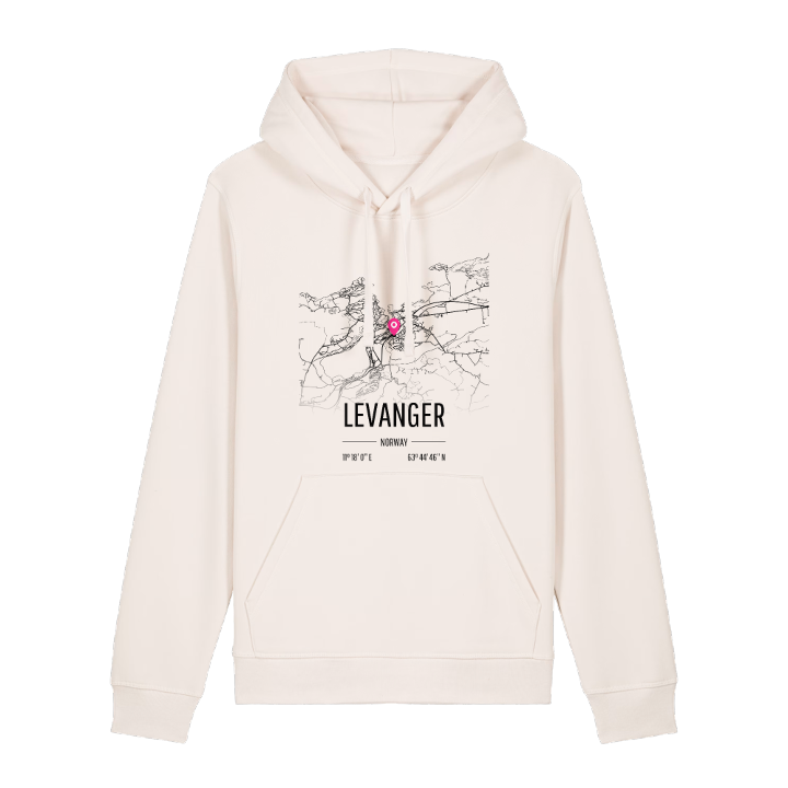 Levanger map hoodie – hoodie from PinShirt