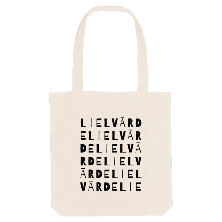 Lielvārde wordplay tote bag – tote bag from PinShirt