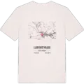 Llantwit Major map t-shirt