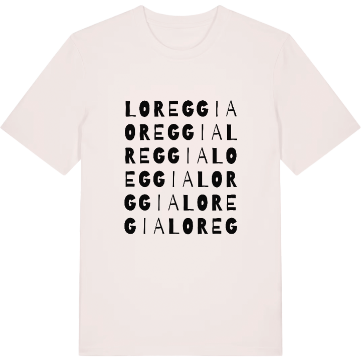 Loreggia wordplay t-shirt – t-shirt from PinShirt