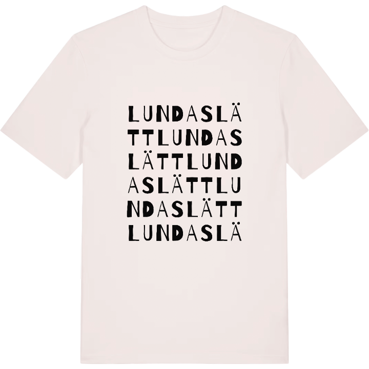 Lundaslätt wordplay t-shirt – t-shirt from PinShirt