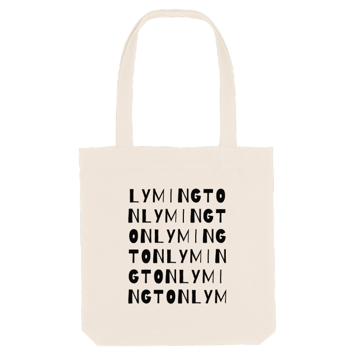 Lymington wordplay tote bag – tote bag from PinShirt