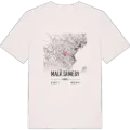 Malå sameby map t-shirt