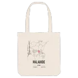 Malahide map tote bag