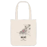 Malmö map tote bag