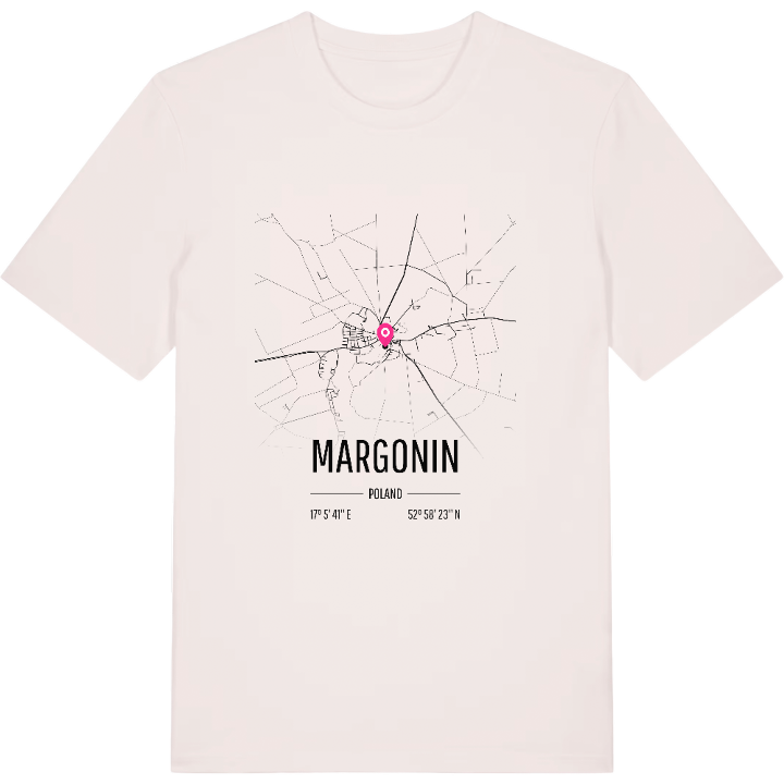 Margonin map t-shirt – t-shirt from PinShirt