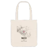 Massa map tote bag