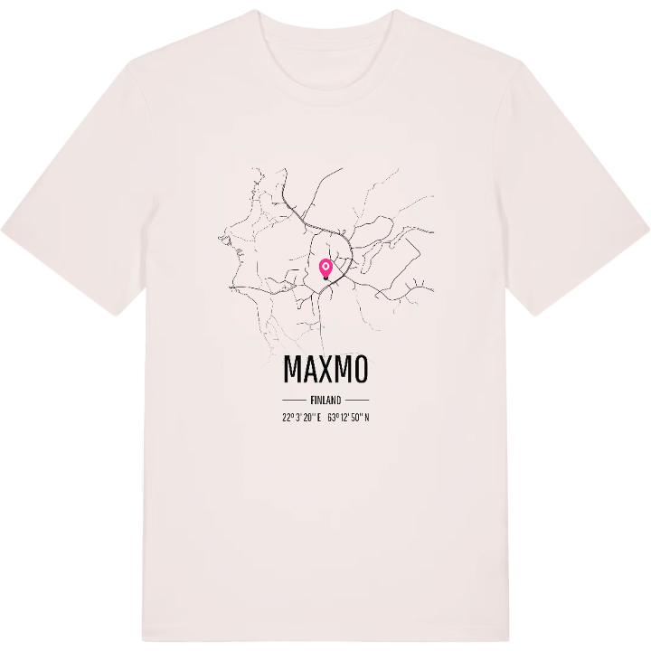 Maxmo map t-shirt – t-shirt from PinShirt