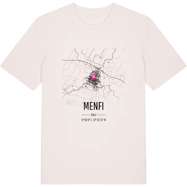 Menfi map t-shirt – t-shirt from PinShirt