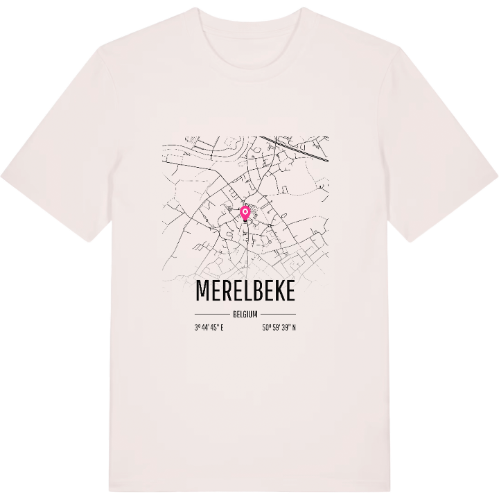 Merelbeke map t-shirt – t-shirt from PinShirt