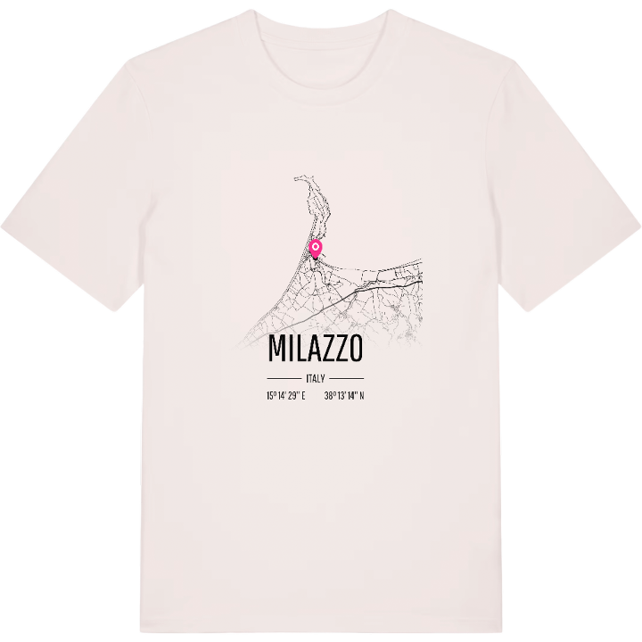 Milazzo map t-shirt – t-shirt from PinShirt