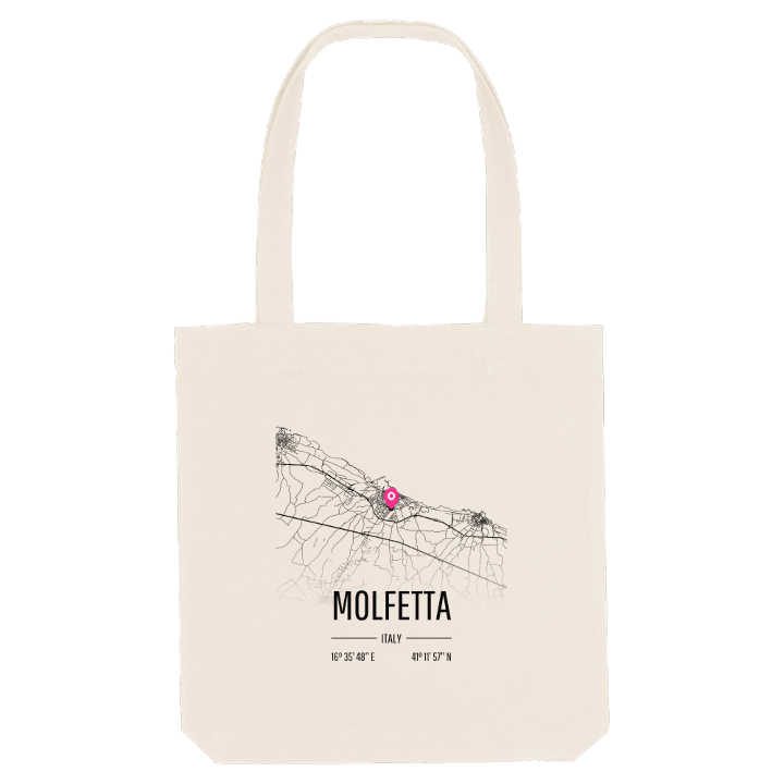 Molfetta map tote bag – tote bag from PinShirt