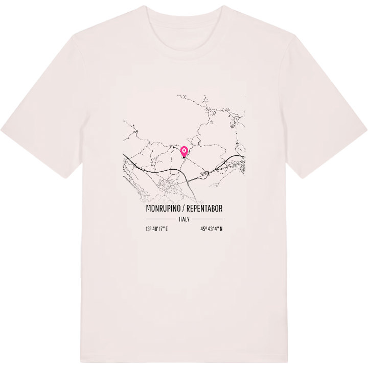 Monrupino / Repentabor map t-shirt – t-shirt from PinShirt