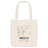 Montecchio map tote bag