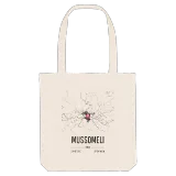 Mussomeli map tote bag