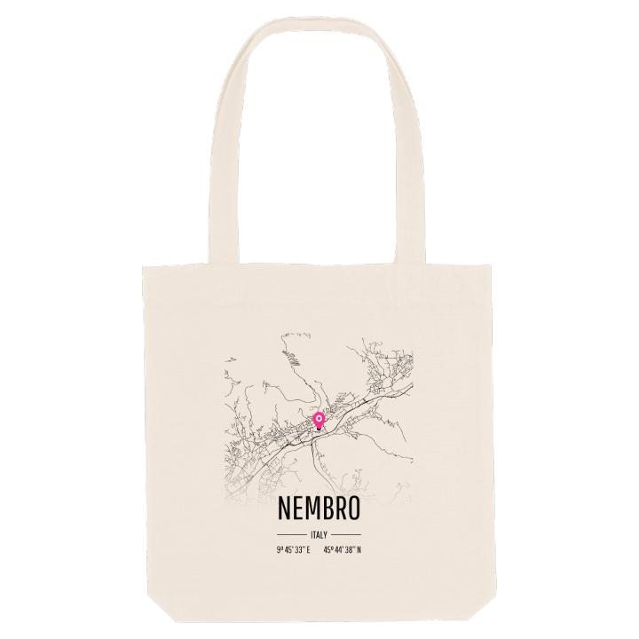 Nembro map tote bag – tote bag from PinShirt