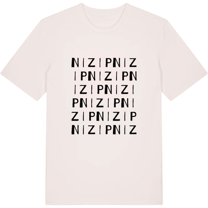 Nizip wordplay t-shirt – t-shirt from PinShirt