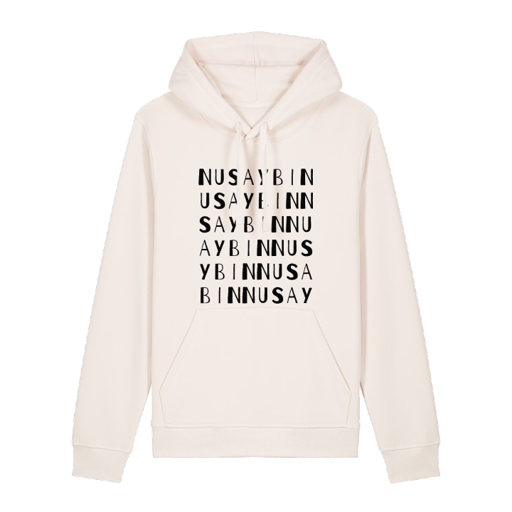 Nusaybin wordplay hoodie – hoodie from PinShirt