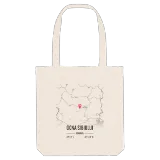 Ocna Sibiului map tote bag