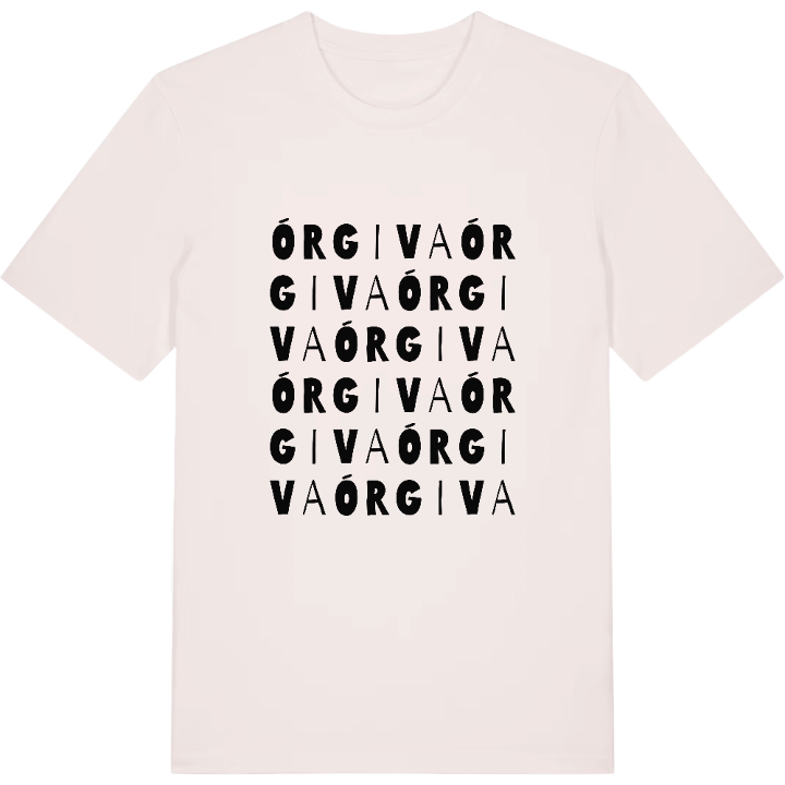 Órgiva wordplay t-shirt – t-shirt from PinShirt