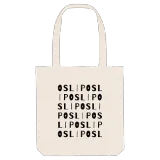 Oslip wordplay tote bag