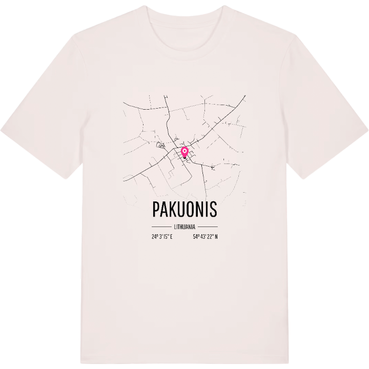 Pakuonis map t-shirt – t-shirt from PinShirt