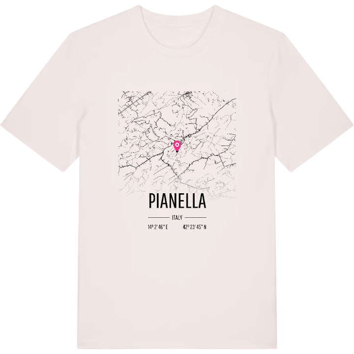Pianella map t-shirt – t-shirt from PinShirt