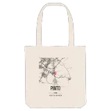 Pinto map tote bag