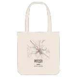 Pitești map tote bag