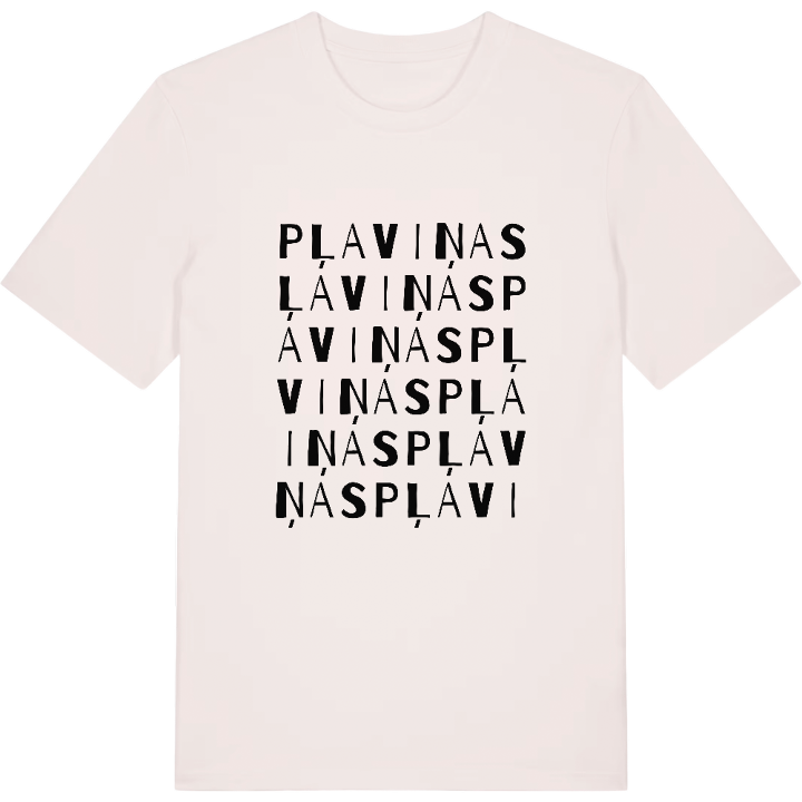 Pļaviņas wordplay t-shirt – t-shirt from PinShirt