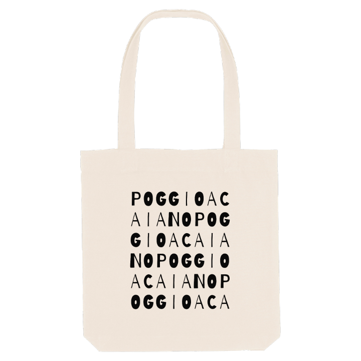 Poggio a Caiano wordplay tote bag – tote bag from PinShirt